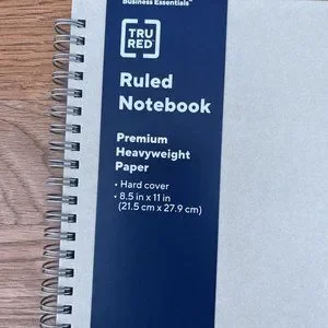 Tru Red | Office | Lot Of 3 Tru Red Hardcover Ruled Notebooks 8 Sheets ...